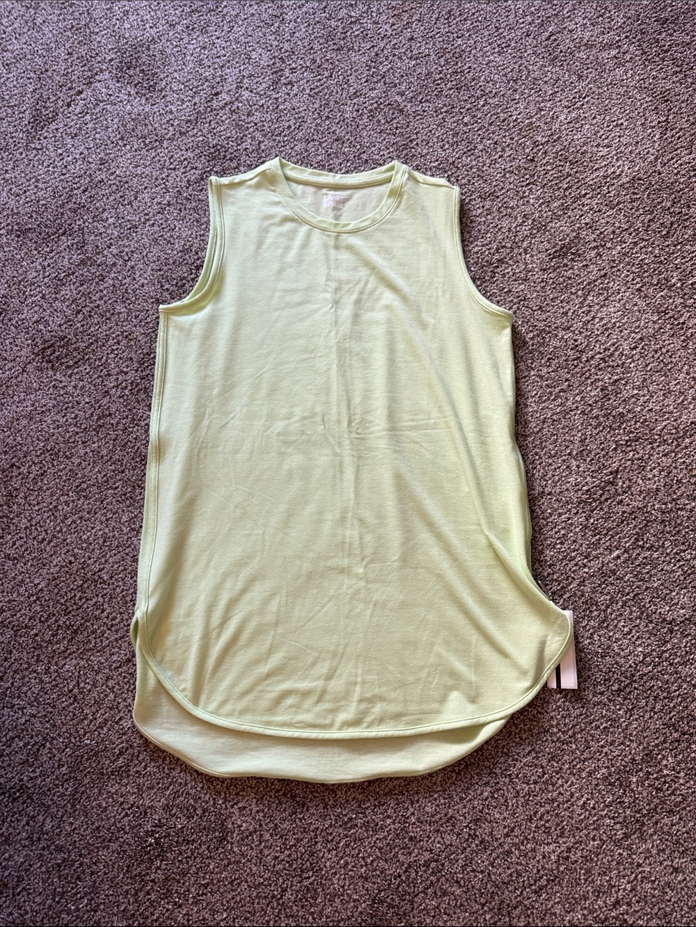 Lands' End Sleeveless Tank in Light Lime